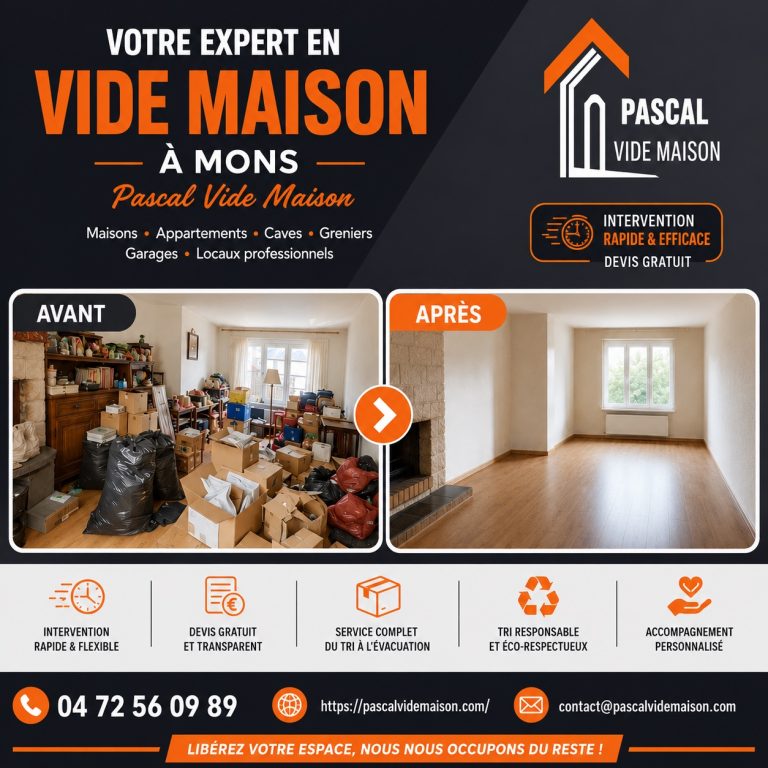 vide maison a mons