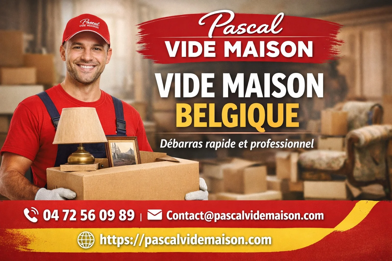 vide maison belgique